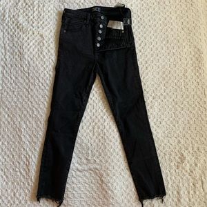 Abercrombie button fly jegging